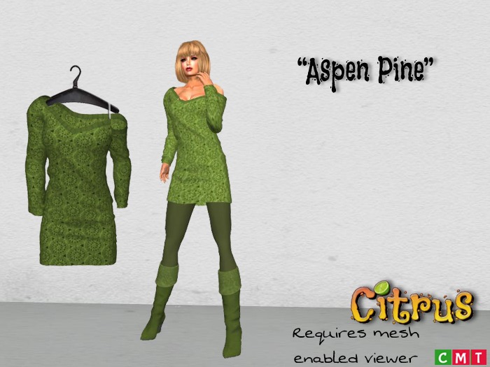 *Citrus* Aspen Pine Sweater