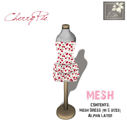 .:.Le Chic.:.  Cherry Pie White