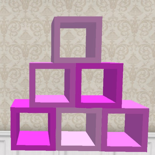 Second Life Marketplace Cube shelves pink!