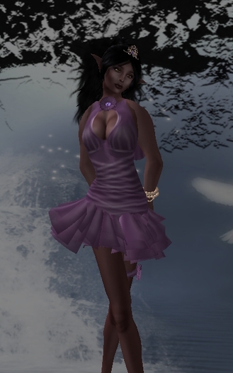 *CH&D* Short Fantasy Dress (Lilac)