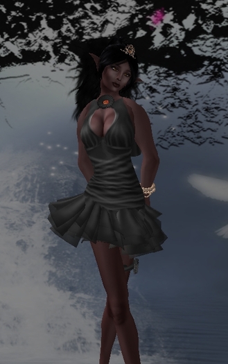 *CH&D* Short Fantasy Dress (Black)