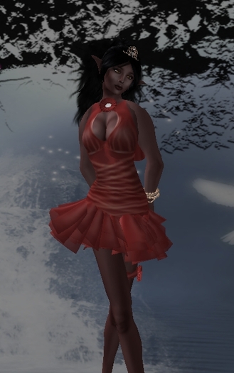 *CH&D* Short Fantasy Dress (Red)