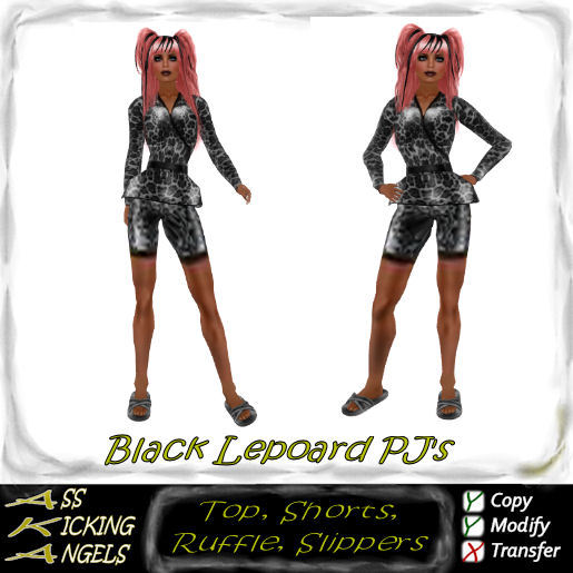 AKA Black Lepoard PJs Ad