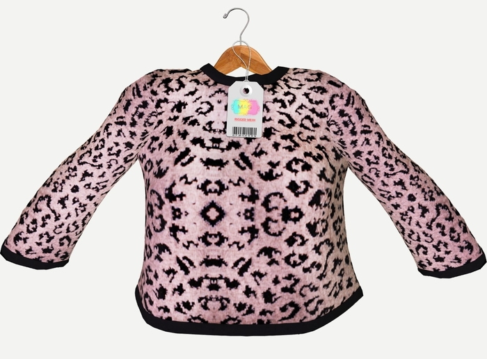 {Mag} Mesh Sweater- Leopard 