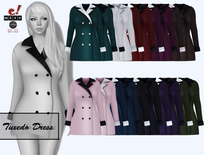 e! Tuxedo Dress (Fat Pack)