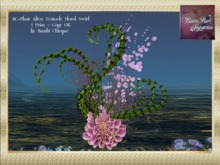 Mermaid Cave Plant ALIEN TENTACLE Floral Swirl 1prim