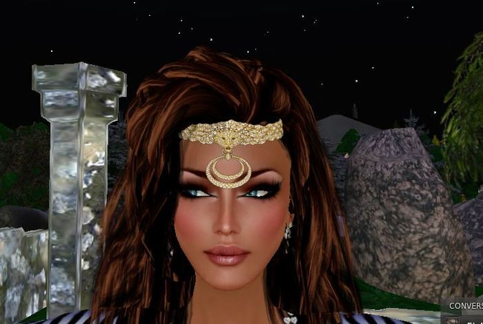 ~SE~Circlet-Golden Panther (just wear)