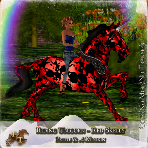 @CTM@ Riding Unicorn (P/.4M/I) Red Skelly