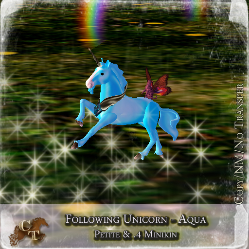 @CTM@ Petite Following Unicorn Aqua