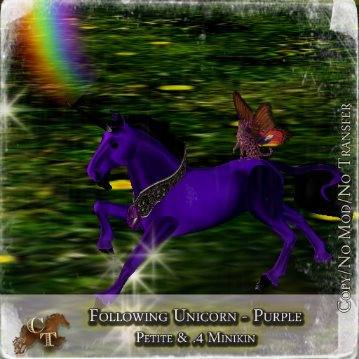 @CTM@ Petite Following Unicorn Purple