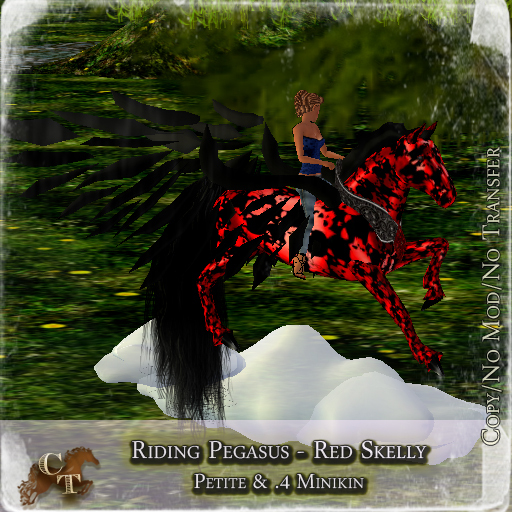 @CTM@ Petite Riding Pegasus (P/I.4M) Red Skelly