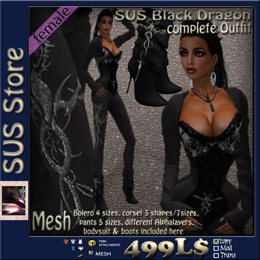 SUS Black Dragon (complete Outfit)