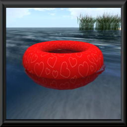 Hearts ~ Inner Tube Float Box (rez me and open me)