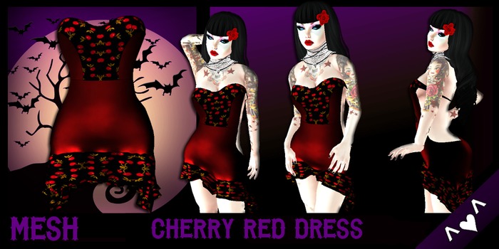 ^v^DRBC^v^Cherry Red Club Dress