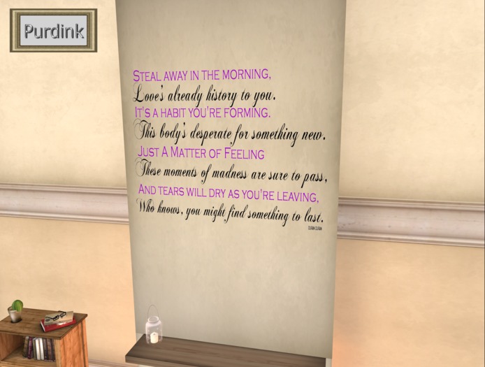 Duran Duran Lyrics  - Wall Decal Multi Pack