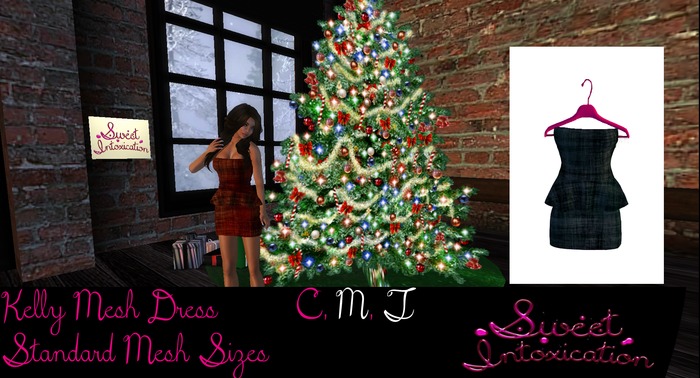 ::Sweet Intoxication:: Kelly Mesh Dress - Blue