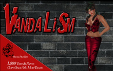 Skull Pile Women's Vest and Jeans (Red)