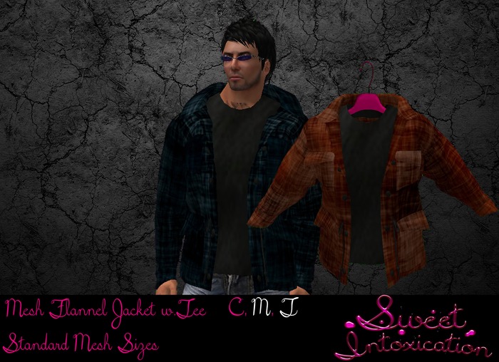 ::Sweet Intoxication: Men's Mesh Flannel Jacket Orange