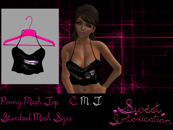 ::Sweet Intoxication:: Penny Mesh Top - Snow White