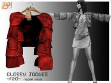 !gO! glossy jacket - red -