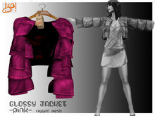 !gO! glossy jacket - pink -