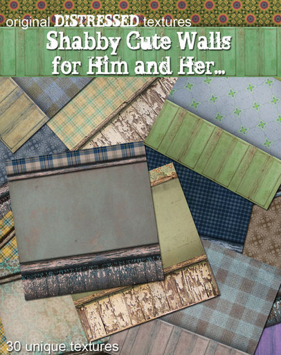 [D] Shabby Cute Walls - Boxed