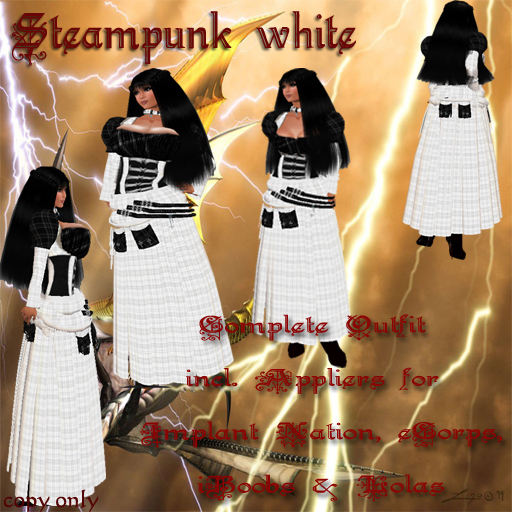 ~sissi`s design~Steampunk white
