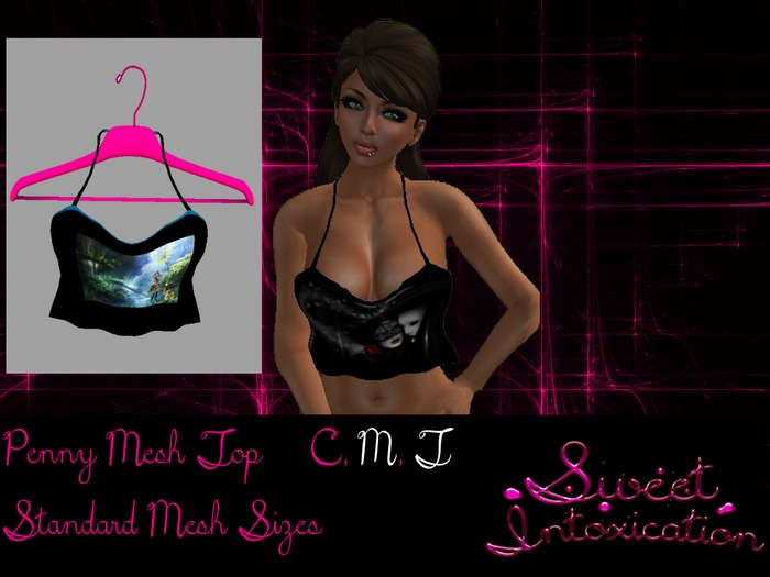 ::Sweet Intoxication:: Penny Mesh Top - Peter Pan