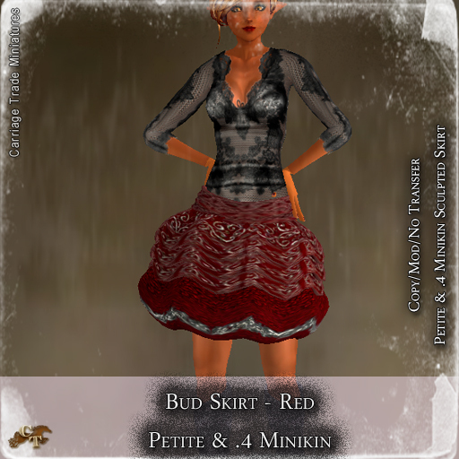 @CTM@ Petite Bud Skirt (P/I/.4M) Red