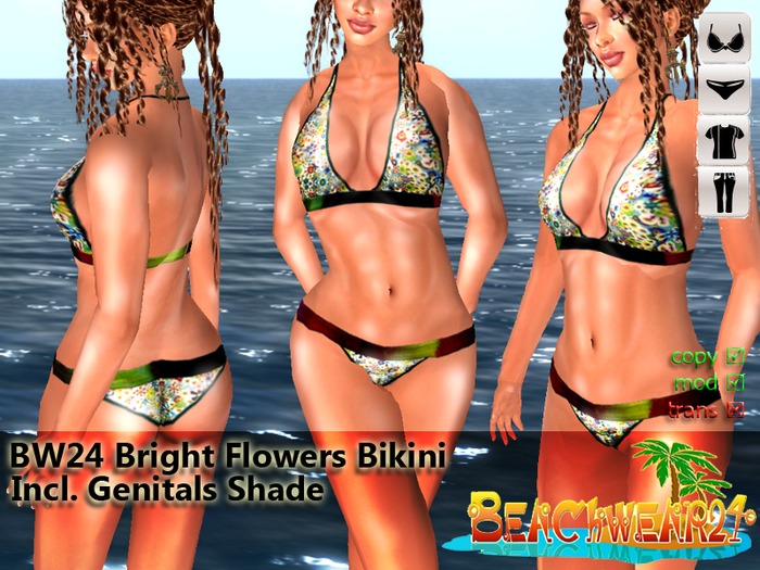BW24 Bright Flowers Bikini