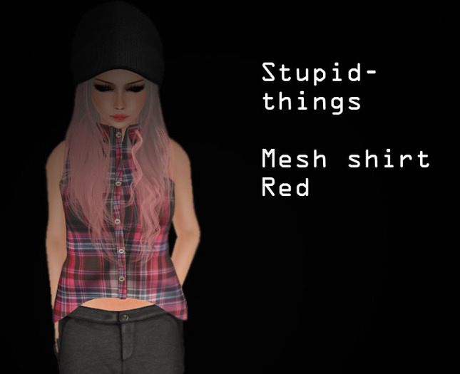 .:ST:.ReD mesh shirt