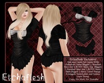 [Etchaflesh] Bejeweled Underbust Corset Set