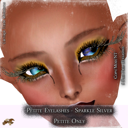 @CTM@ Petite Sculpted Eyelashes (P/I/.4M) Sparkle Silver