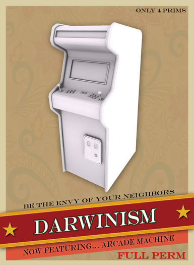 (Darwinism) Retro Arcade Machine Full Perm (100% Mesh)