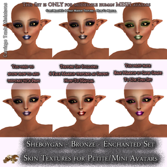 Second Life Marketplace - @CTM@ Sheboygan Skin Set (Petite/Minikin ONLY