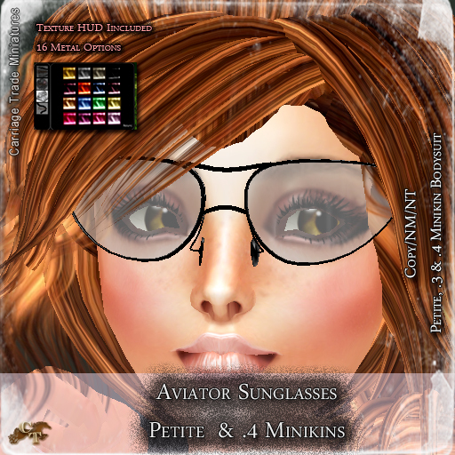 @CTM@ Petite Sunglasses (P/.4M/I)  (Metal) Aviator 