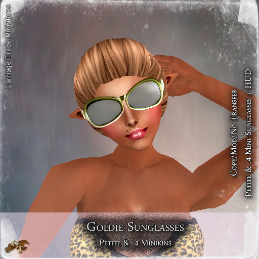 @CTM@ Petite Sunglasses (P/.4M/I) Goldie