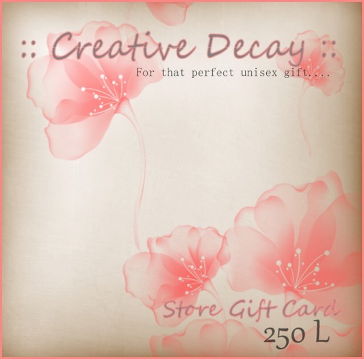 ::Creative Decay Gift Card 250L::