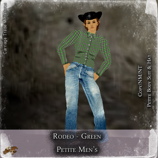 @CTM@ Rodeo Outfit (Petite Male Only) Green