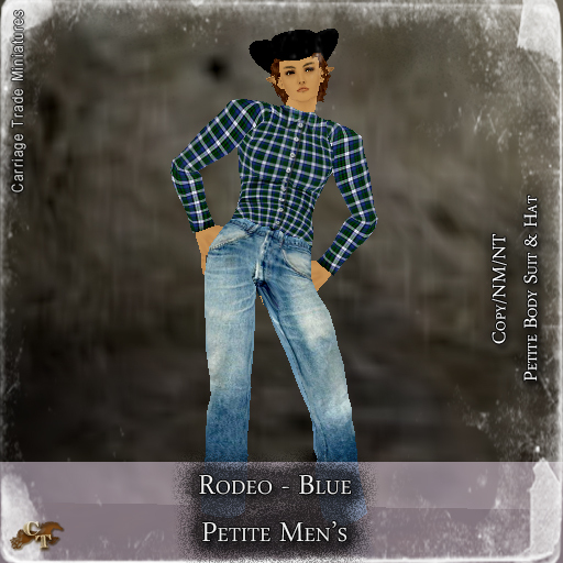 @CTM@ Rodeo Outfit (Petite Male Only) Blue