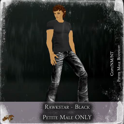 @CTM@ Rawkstar (Petite Male ONLY) Black