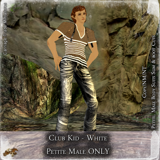 @CTM@ Club Kid (Petite Male ONLY) white