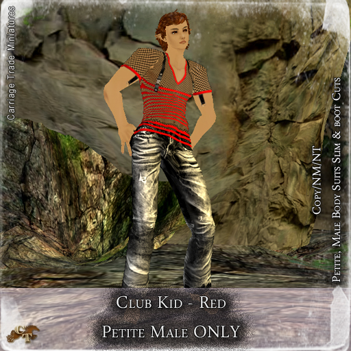 @CTM@ Club Kid (Petite Male ONLY) Red