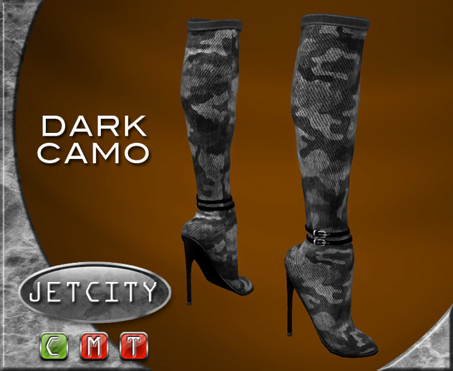 JETCITY BOOTS > Dark Camo