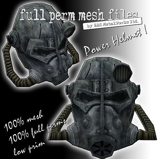 POWER HELMET (futuristic, helmet, post-apocalyptic, mask, fighter, army, evil)
