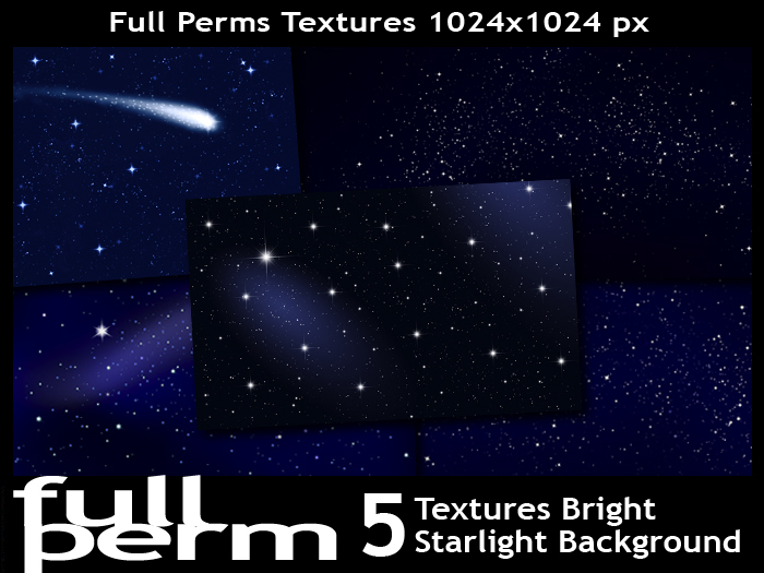 FULL PERM - Bright Starlight Background