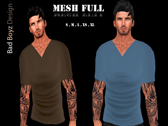 BBD Mesh V Shirt Full Perm