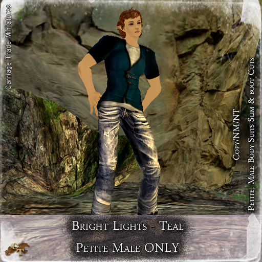 @CTM@ Brights Lights (Petite Male ONLY) Teal