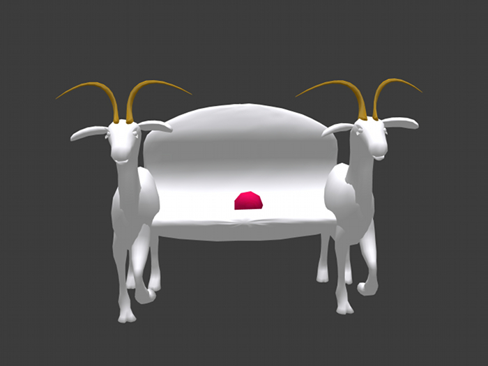The Goat Sofa.