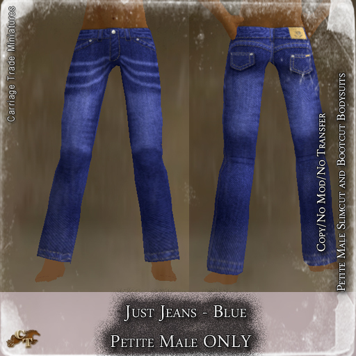 @CTM@ Just Jeans (Petite Male Only) Blue